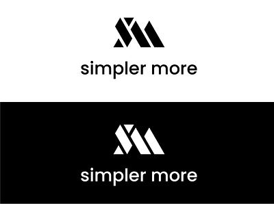 simplermore.com - Approved Logo Design app branding clean design flat geometric logo minimalism simple sm
