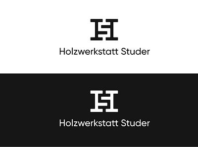 Holzwerkstatt Studer - Logo Design branding clean design flat logo minimalism rebrand redesign simple vector