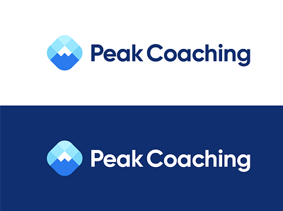 Peak Coaching - Logo Design branding clean design flat logo minimalism simple