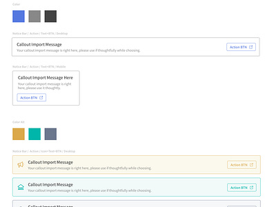 Basic & Advanced Callouts UI Components