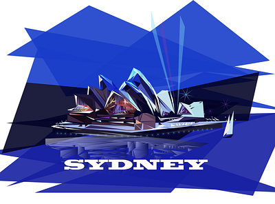 Sydney australia design illustration music opera vector vector art