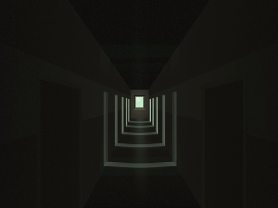 Hallway affinitydesigner illustration practice vector