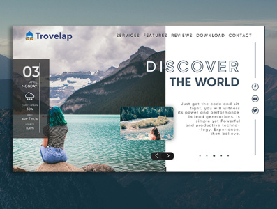 Tourist art branding dailyui design designer designs flat landing page minimal travel ui ux