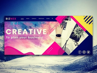 Creative Business branding business business card corporate creative creative design dailyui designs gallery graphicdesign home screen homepage landing page photography site ui uiux web web landing page website