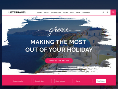 TravelGreece branding dailyui design designer designs dribbble explore graphic design graphic design graphicdesign greece holiday inspiration landing page travel travel agency traveling web website website design