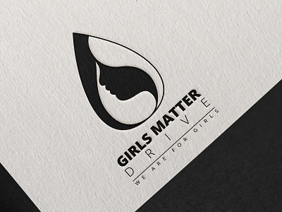 Girls Matter 2d branding design flat girls icon illustration logo minimal mockup non profit typography vector women