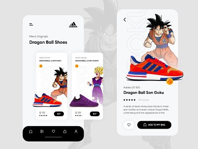 Sneakers App - Dragon Ball Shoes