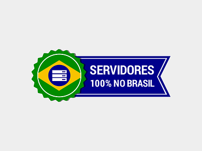Servidores 100% no Brasil design gráfico graphic design icon picto pictograms