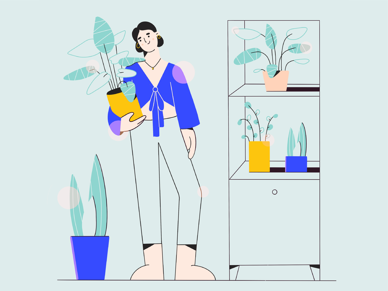 Plant mama by Olga Semklo on Dribbble