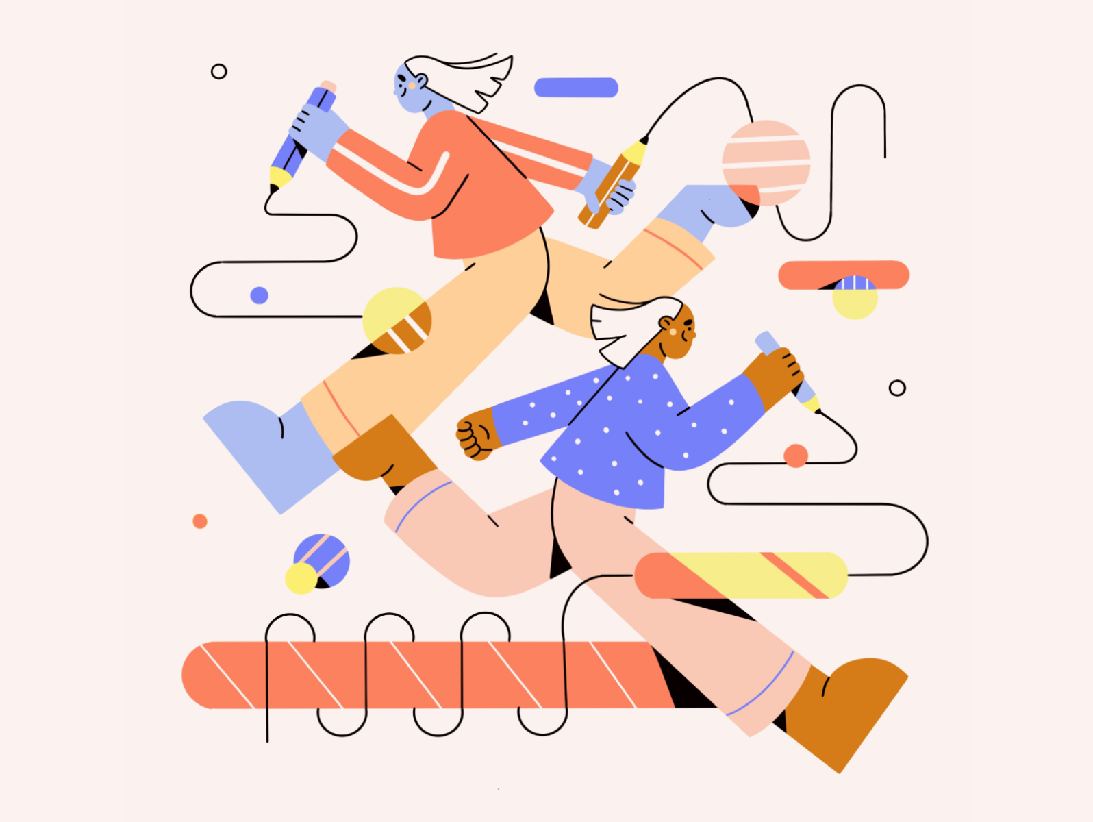 Illustrator by Olga Semklo on Dribbble