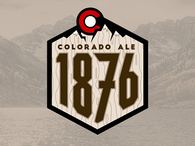 1876 Colorado Ale 1876 ale beer colorado colorado beer craft beer mountains wood grain