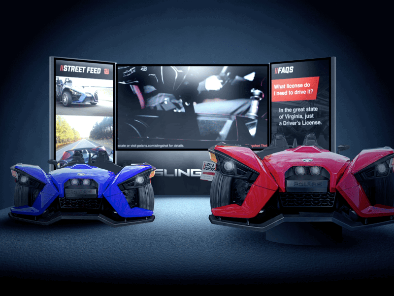 Slingshot Showroom display