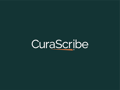 CuraScribe rebranding brand identity branding logo logodesign medical medical logo