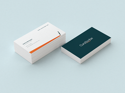 CuraScribe - business cards brand identity branding business cards logo logodesign medical