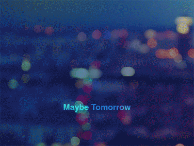 Maybe Tomorrow animation arabic bokra city gif inchalla lights maybe tomorrow type