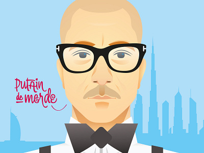 Benoit benoit dubai face friend illustration