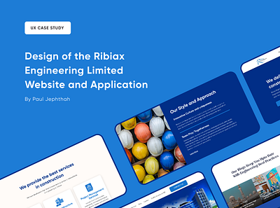 Case Study Design for Ribiax case study design figma figmaafrica figmadesign lagos landing page ui ui design