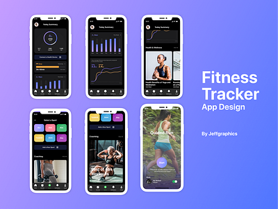 Fitness App Tracker Design