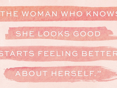 McBeard | Mary Kay - Quote paint pink quotation quote watercolor woman