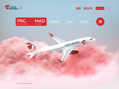 CZECH AIRLINES concept website