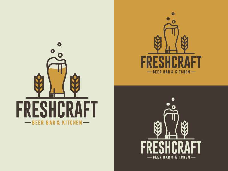 Freshcraft - Beer bar and kitchen by Patrik on Dribbble