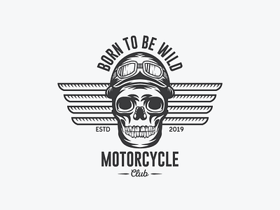 Motorcycle vintage badge