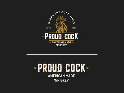 Vintage logotype for a whiskeybrand
