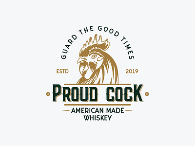Second revision for "proud cock" whiskey brand