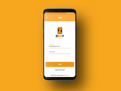 Sign In Sign Up UI UX app design material design ui ux