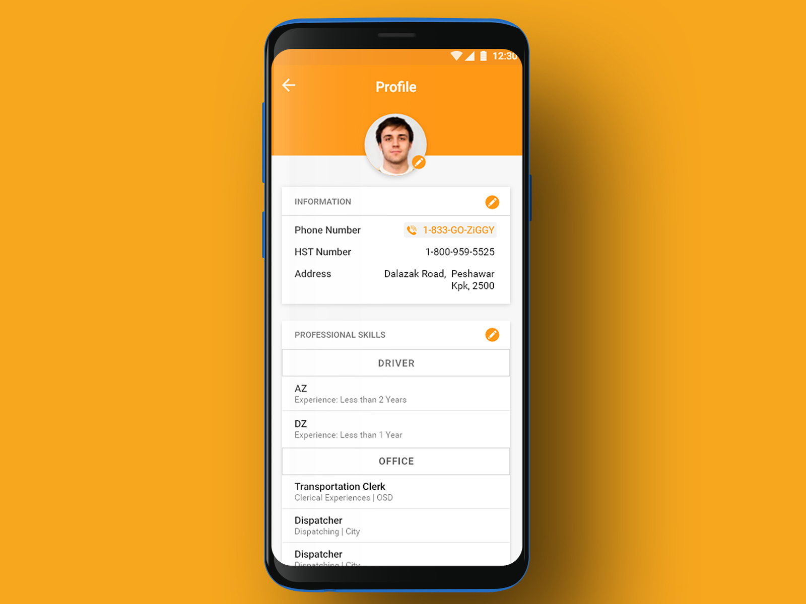 Profile view | UI UX by Team Iqbal on Dribbble