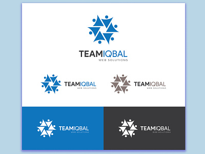 Teamiqbal logo Design | Graphics Designing design illustration logo design team building team logo team mates