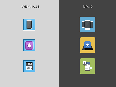 DR-2 icon refresh clean device flat glyph icon icons ios refresh