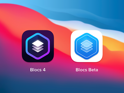 Blocs 4 - Dock Icons app dev icon mac macos big sur web