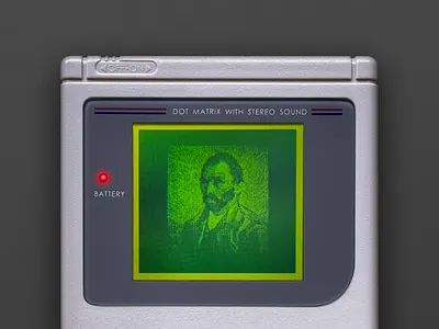 8-Bit Masterpiece NFT art gameboy pixels van gogh