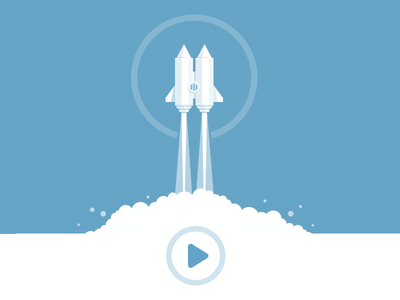 Logo redesigned clean design icon jet pack plugin ps rocket