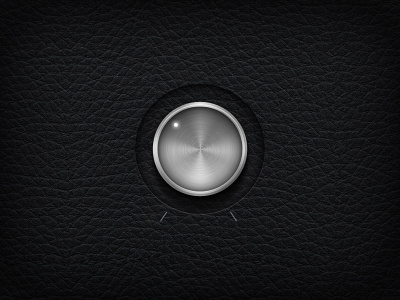 A Dial with style dial leather light ui user interface web element