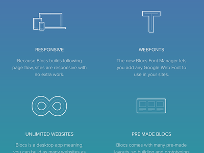 Blocs 2 - Website app blocs icons mac