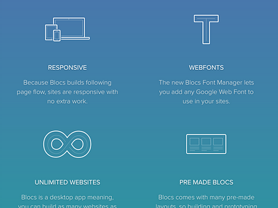 Blocs 2 - Website app blocs icons mac