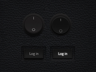 user Interface Buttons cool dark gui interface leather light plastic rock ui user