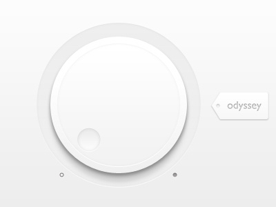 Clean Volume User Interface Dial