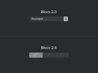 New Blocs User Interface