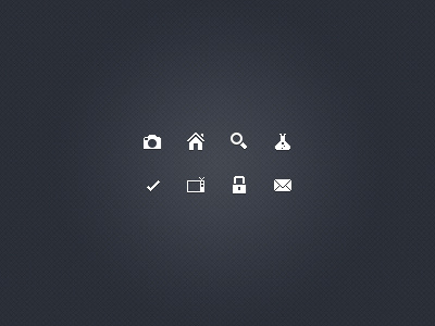 Nano icons design glyphs icons interface miniature nano pixels small tiny ui user