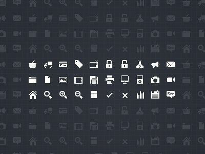 30 Tiny Icons bundle download email envelope home icon icons perfect pin pixel printer psd set sharp tag tiny