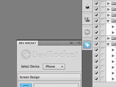 New Photoshop Plugin design icon panel photoshop plugin workflo