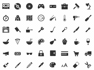 iOS glyphs - 30x30px 30px clean design glyphs icons interface ios menu simple user