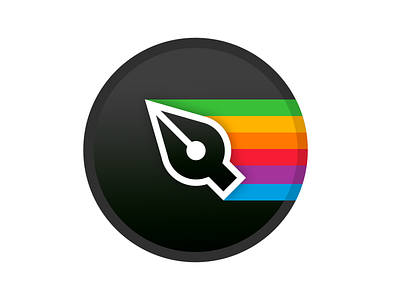 Figmac - Figma Desktop App app classic design icon interaction mac pen rainbow ui
