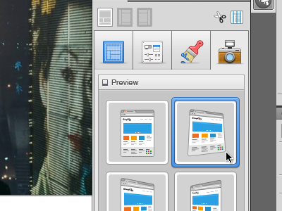 Zap - Previews angles camera design icon photoshop plugin preview web