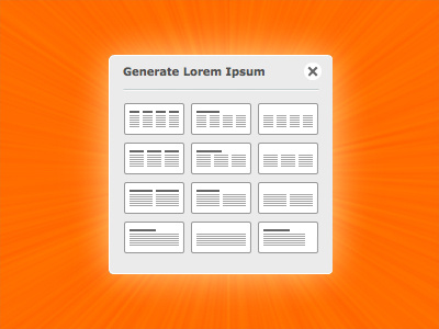 WebZaps - Lorem Ipsum Generator