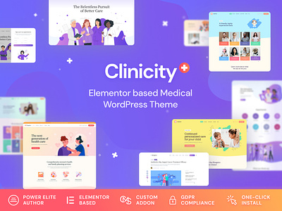 Clinicity – Health & Medical Elementor Theme wordpress