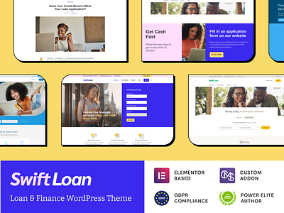 Swift Loan - Payday & Banking Finance WordPress Theme